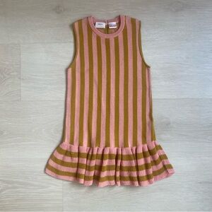 ZARA KIDS 2-3T Sleeveless Striped Knit Dress